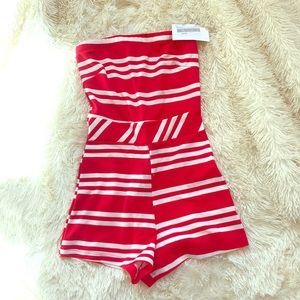 Shop Hopes Pink and White Romper